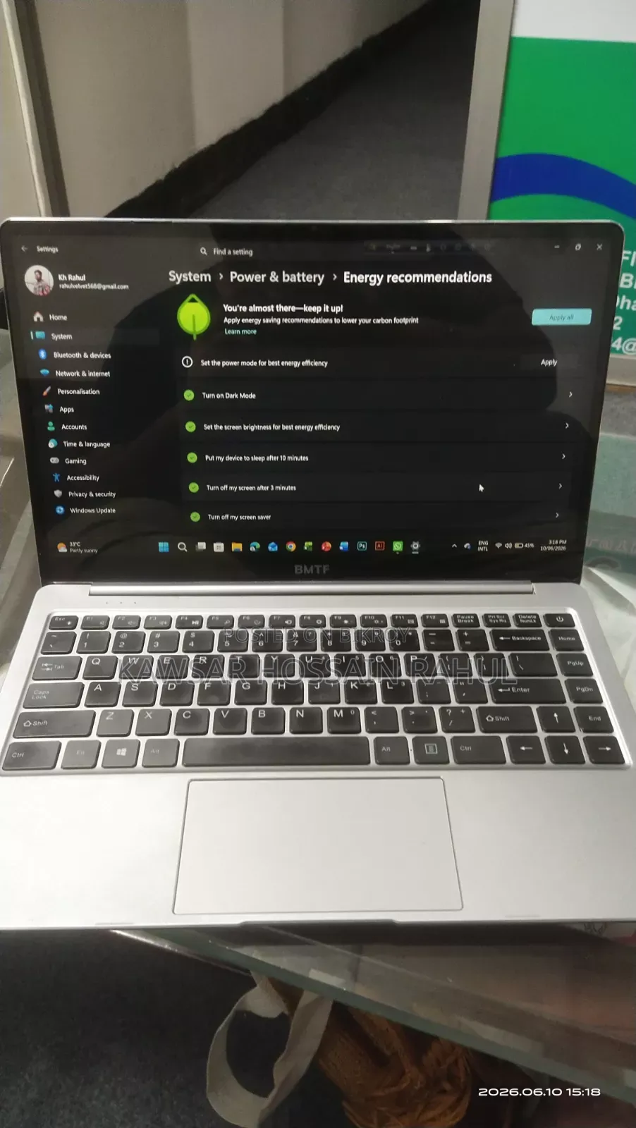 Laptop Asus Vivobook 16 8GB Intel Celeron SSD 256GB