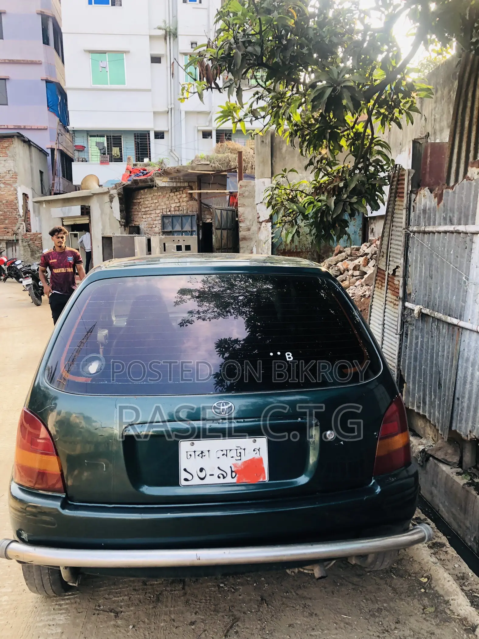 টয়োটা স্টারলেট ১৯৯৬ সবুজ