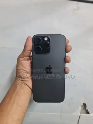 অ্যাপল আইফোন ১৬ প্রো ম্যাক্স ২৫৬ জিবি ব্ল্যাক