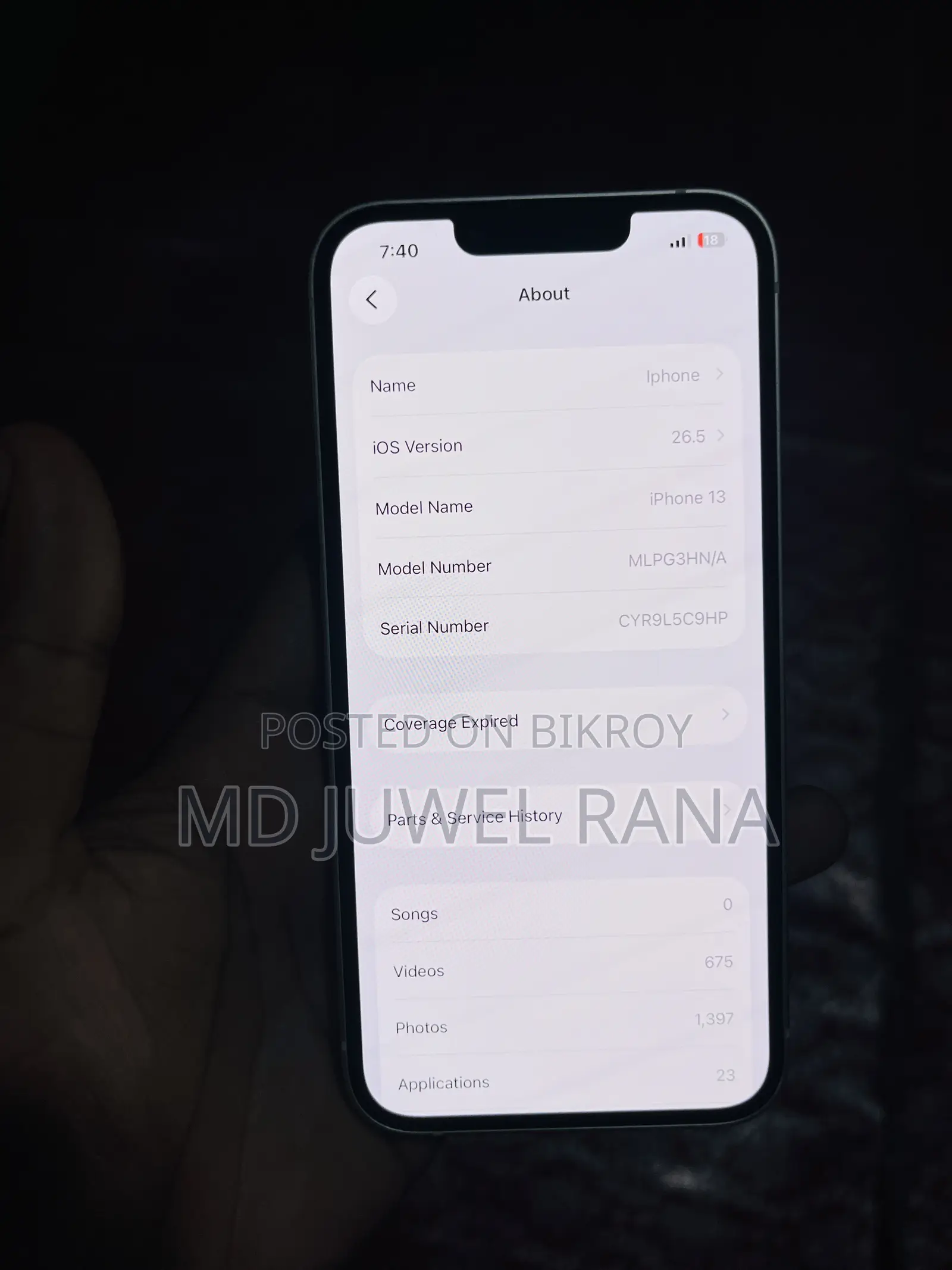 Apple iPhone 13 128 GB White