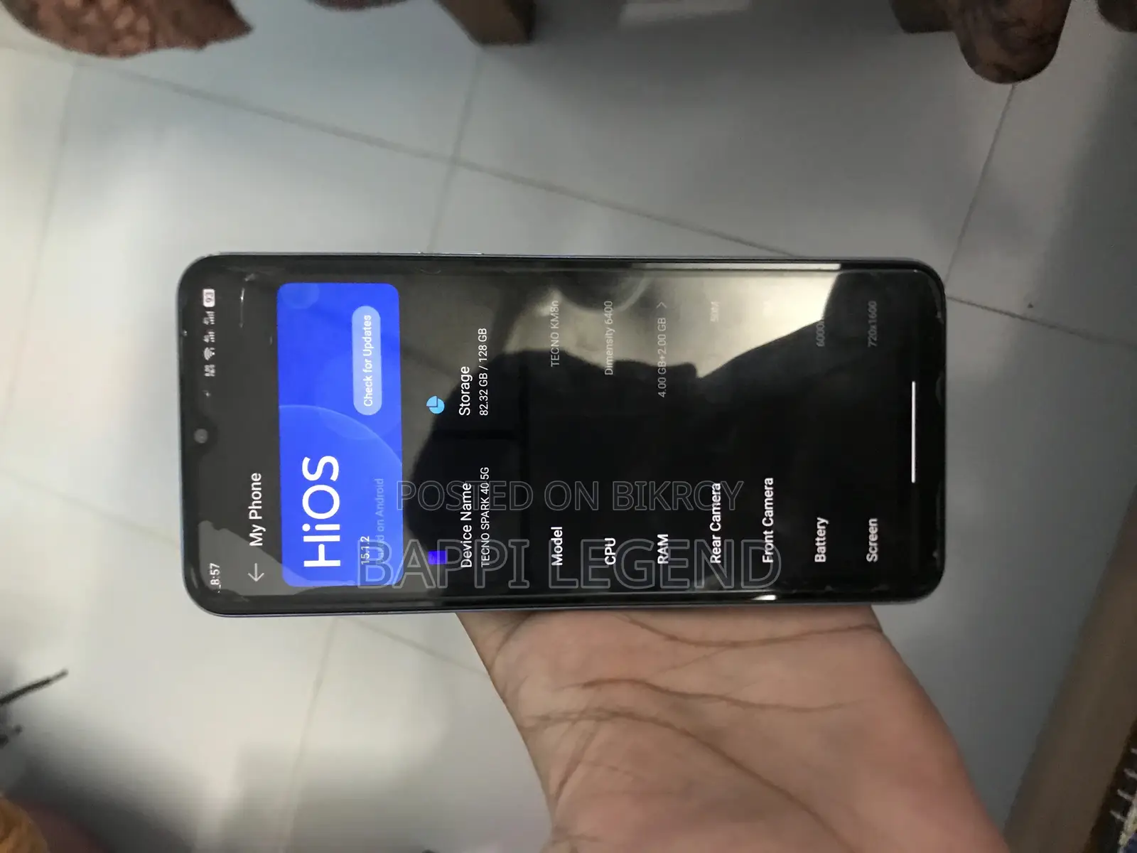 Tecno Spark 40 128 GB Blue
