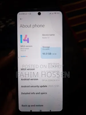 Xiaomi Redmi 12 128 GB Black