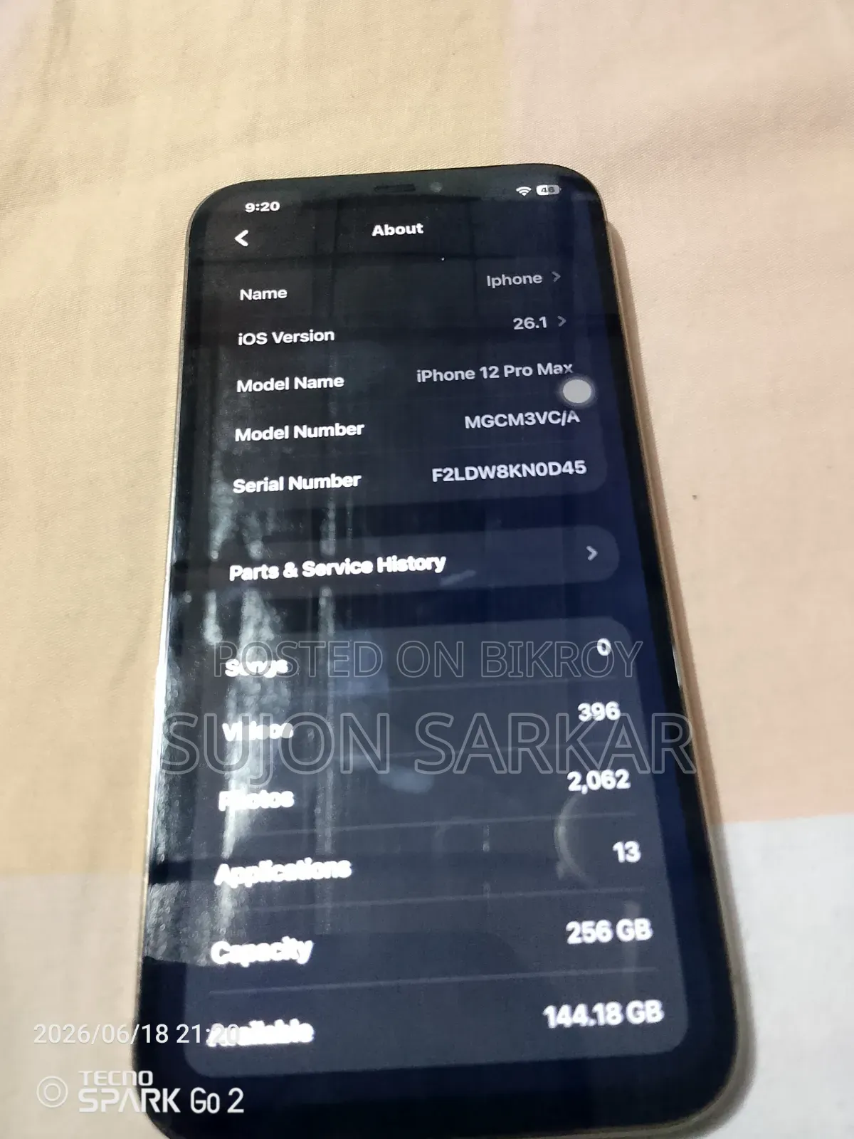 Apple iPhone 12 Pro Max 256 GB White