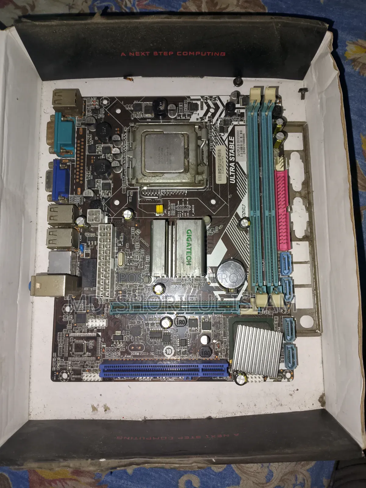 Motherboard + Processor (Gigatech G41)