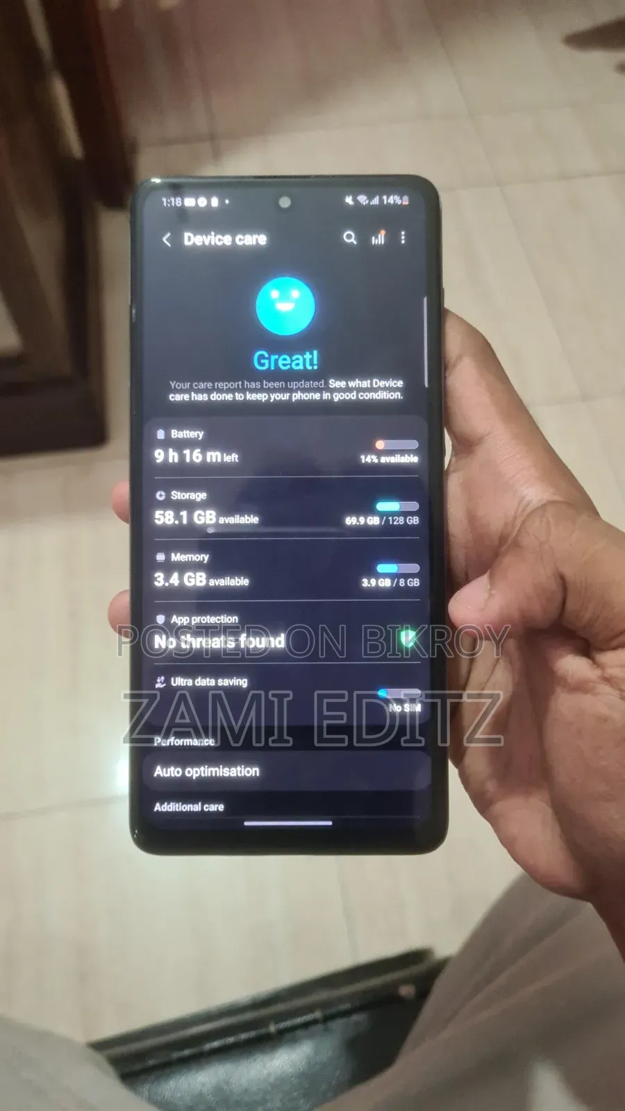 Samsung Galaxy A71 128 GB Blue