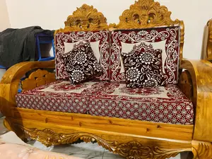 3-seater sofa and 2 tea tables for sale.