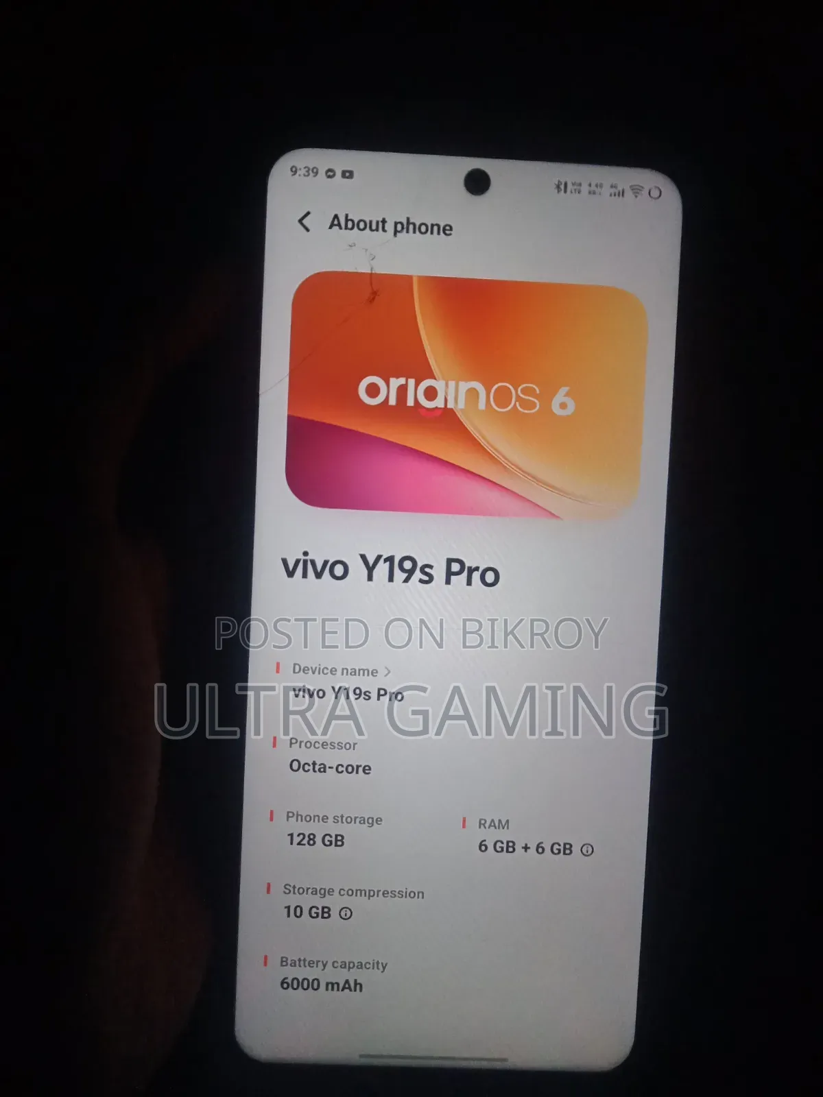 Vivo Y19s Pro 128 GB Black