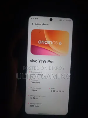 Vivo Y19s Pro 128 GB Black