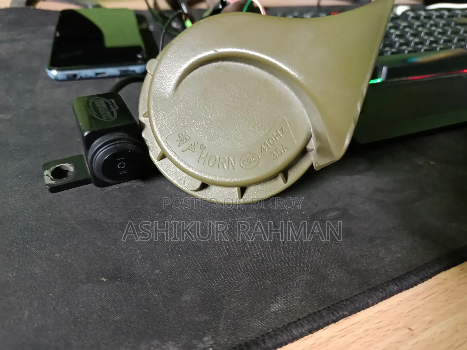 Pop Bike Car Horn and Domino Switch for Sell