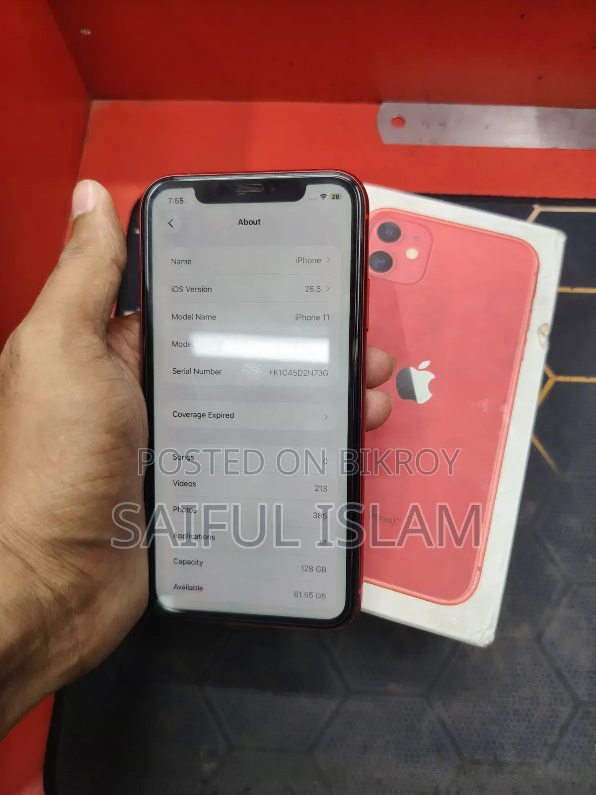 Apple iPhone 11 128 GB Red