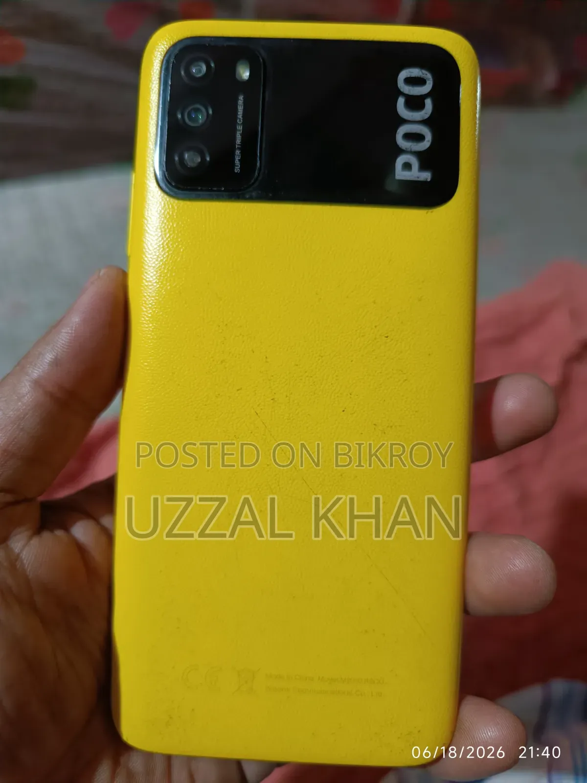 Xiaomi Poco M3 128 GB Yellow