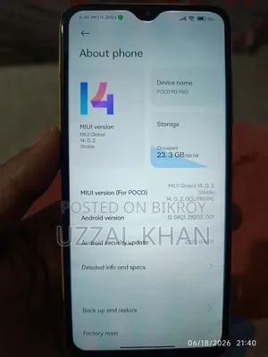 Xiaomi Poco M3 128 GB Yellow