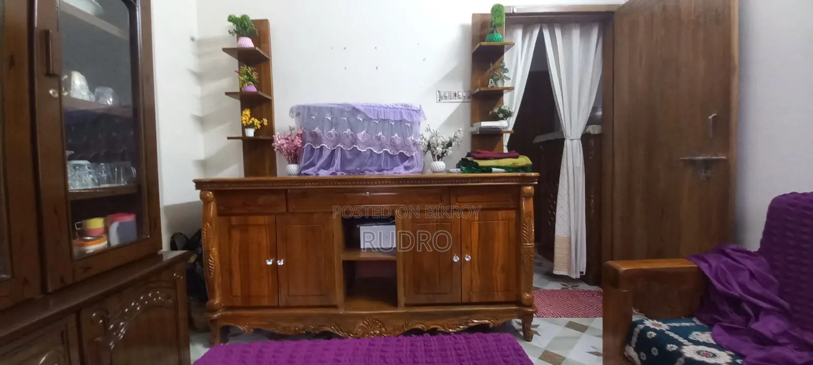 Teak Wood TV Cabinet