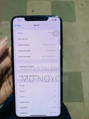 Apple iPhone XS Max 64 GB Gold