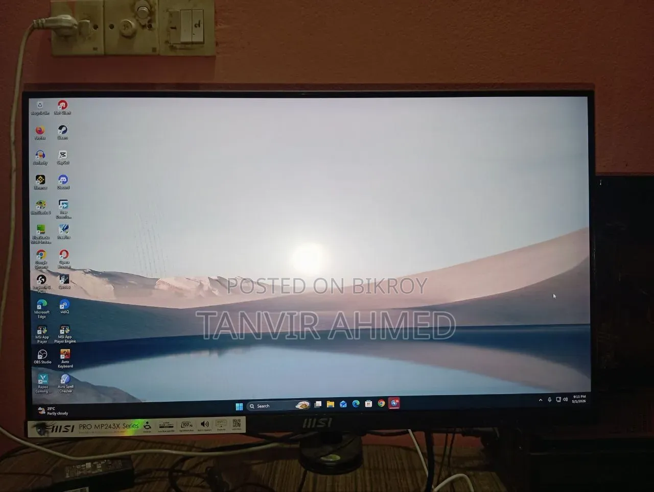 Desktop Computer 16GB AMD Ryzen 3 SSD 250GB