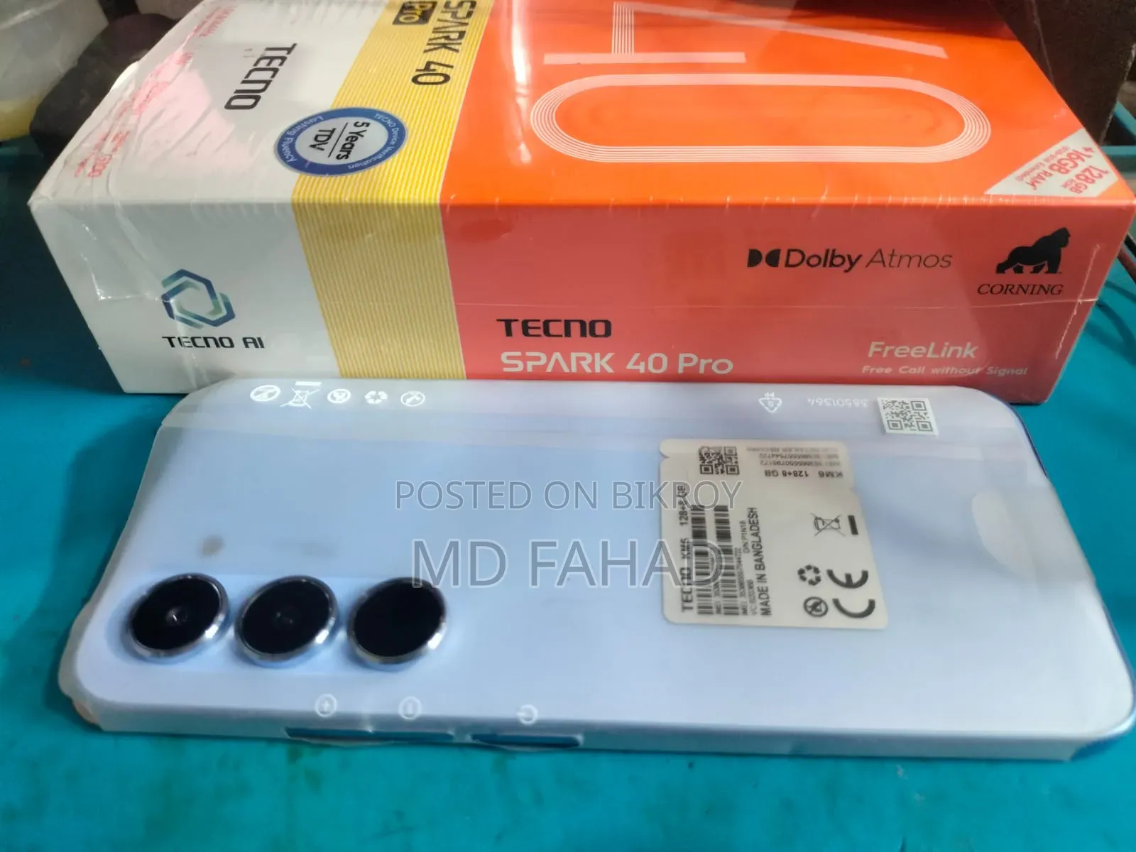 New Tecno Spark 40 Pro 128 GB