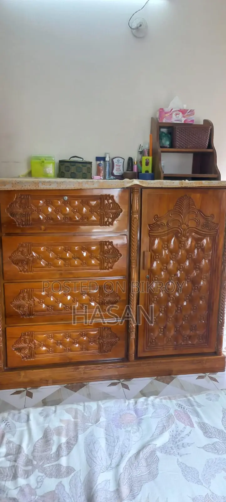 Large Teak Wood Wardrobe
