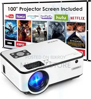 Cheerlux C9 Projector 2800 Lumens High Brightness Multimedia