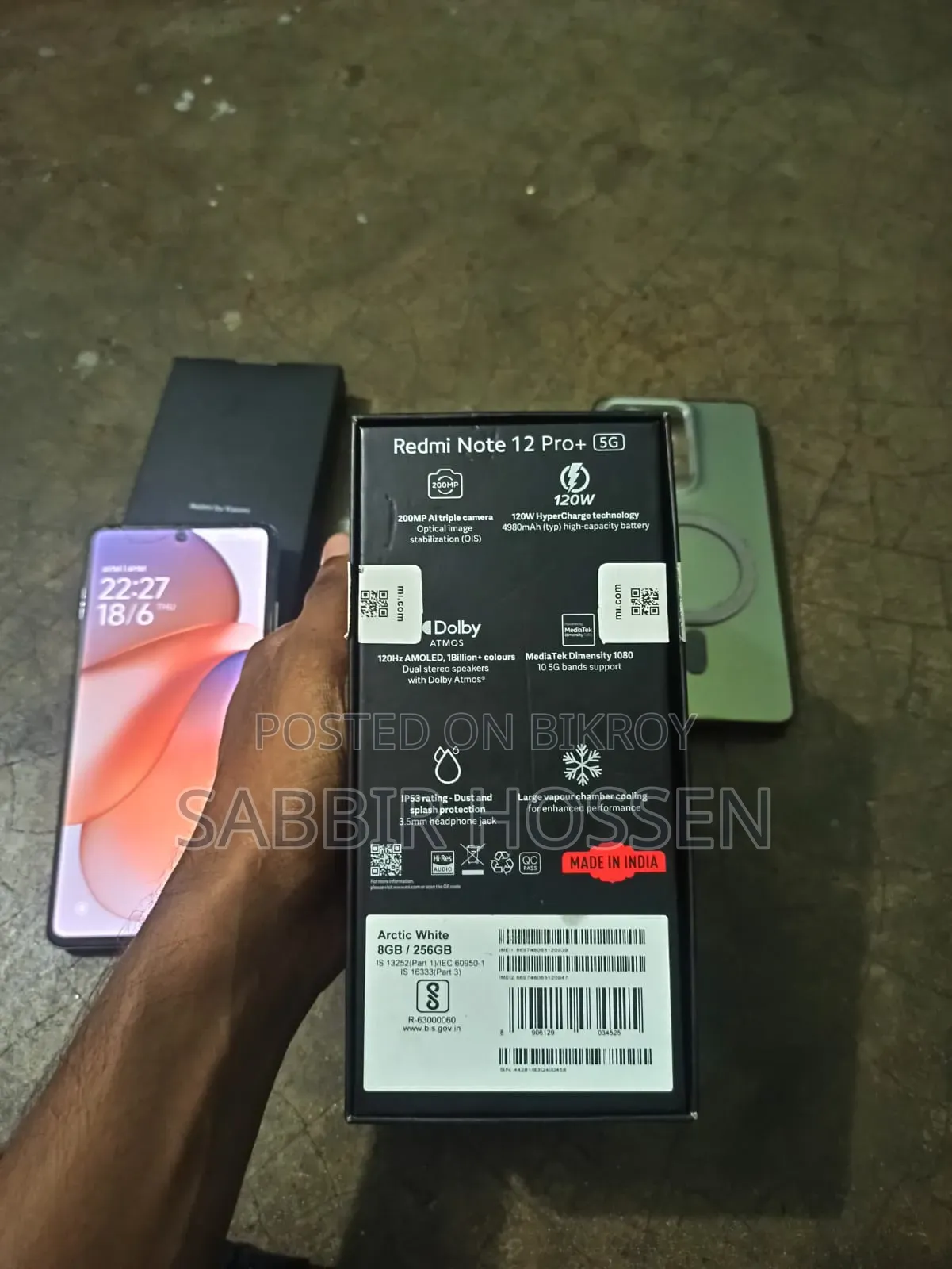 New Xiaomi Redmi Note 12 Pro+ 5G 256 GB White