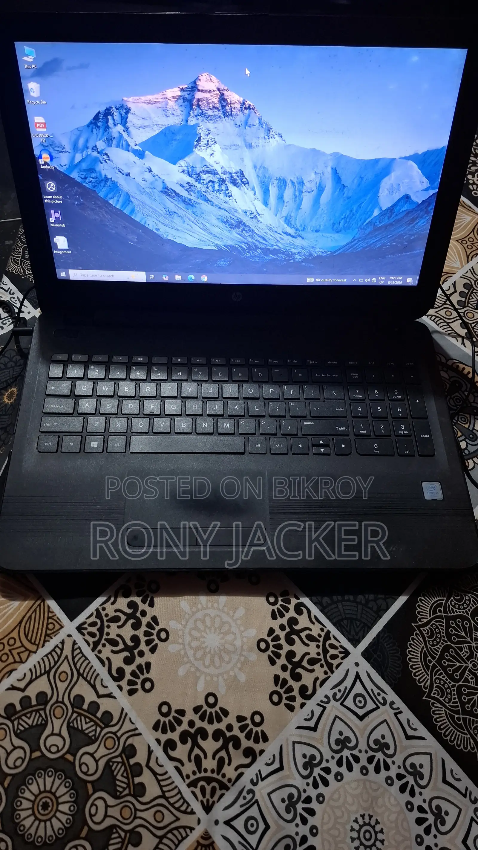 Laptop HP 4GB Intel Core I5 HDD 1TB