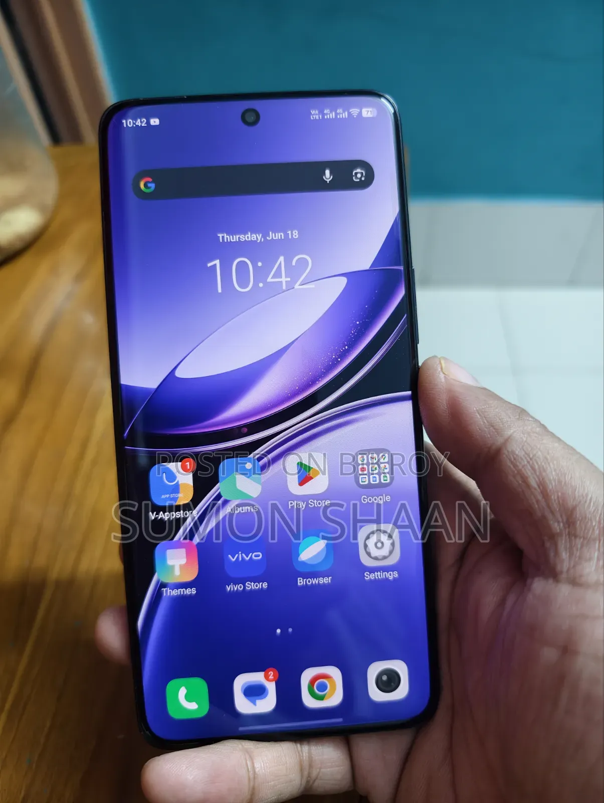 ভিভো V50e ২৫৬ জিবি ব্লু
