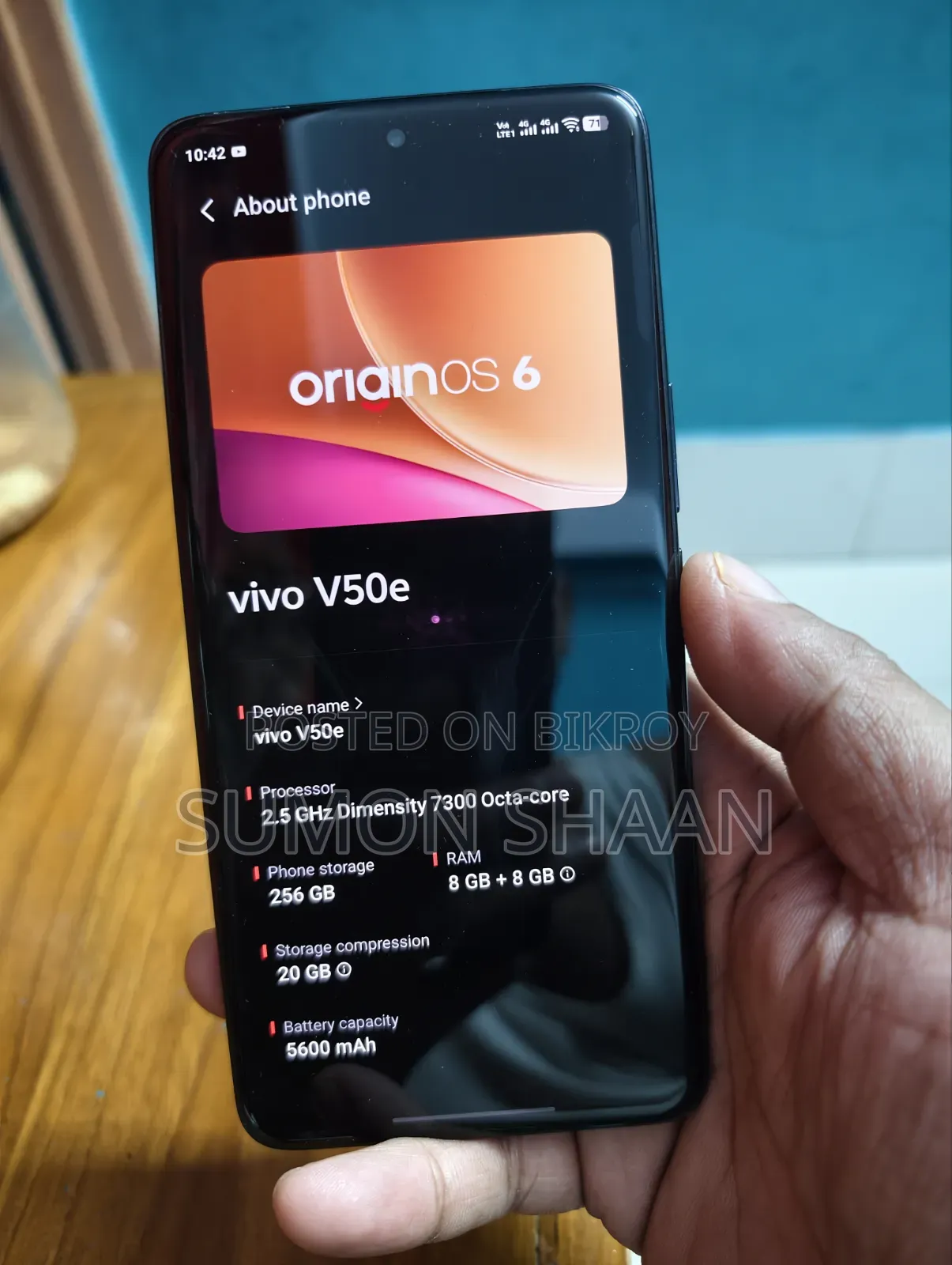 ভিভো V50e ২৫৬ জিবি ব্লু