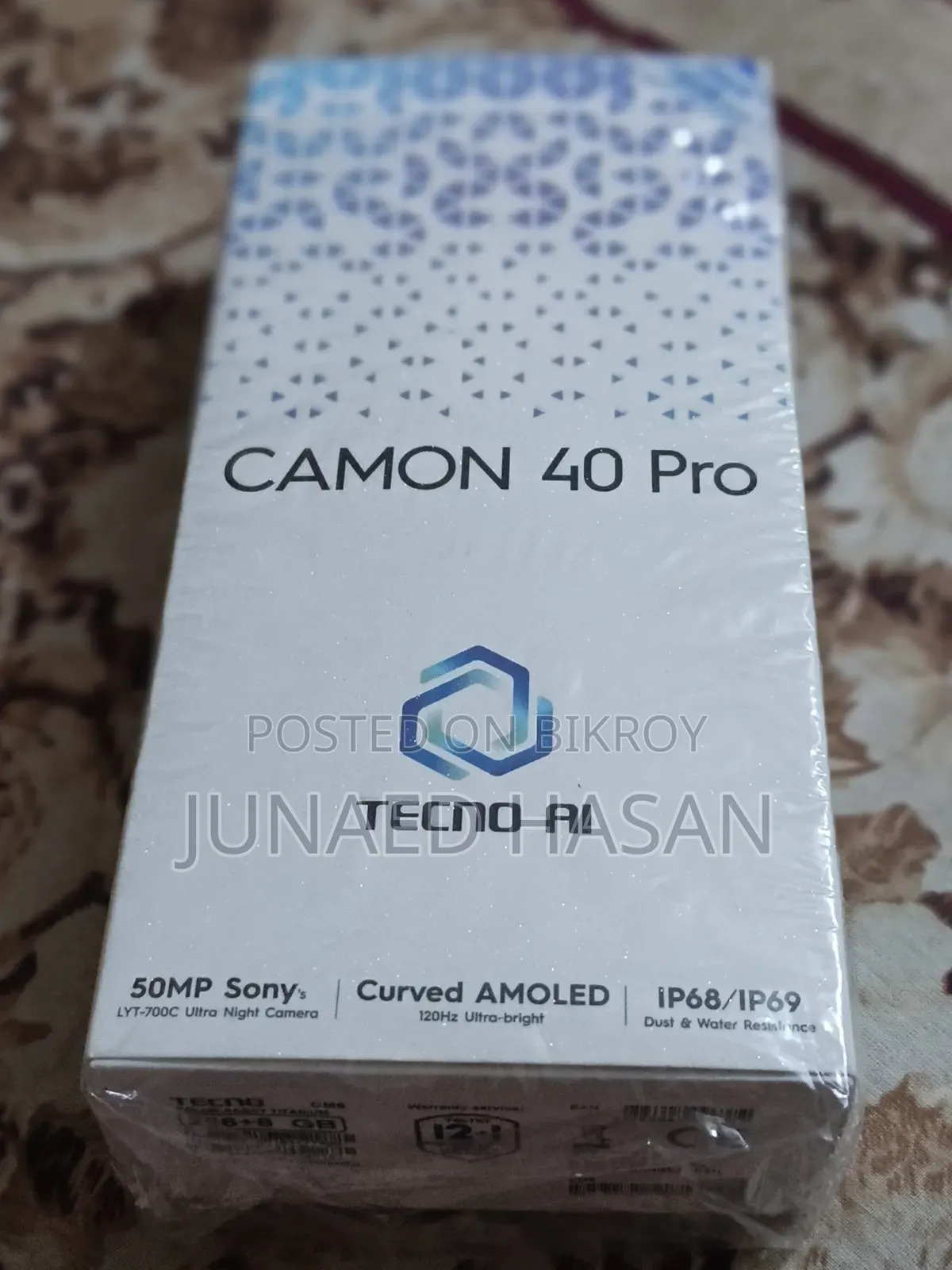 Tecno Camon 40 Pro 4G 256 GB Gray