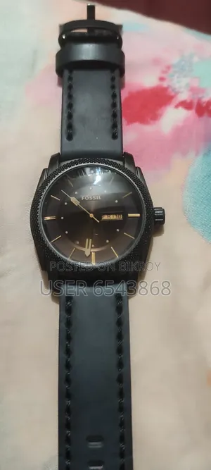 Fossil Watch Black Brown