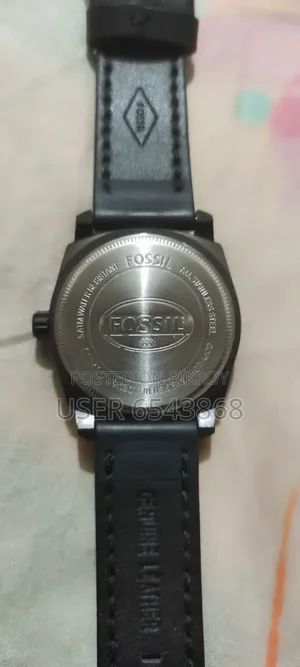 Fossil Watch Black Brown