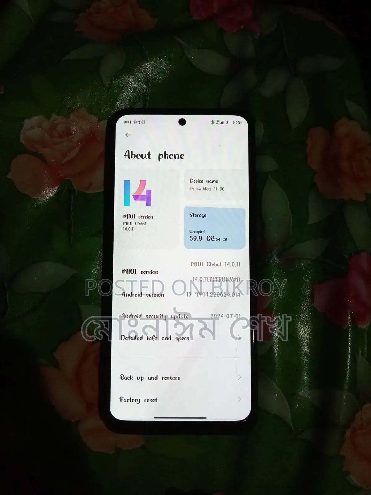 Xiaomi Redmi Note 11 64 GB Blue