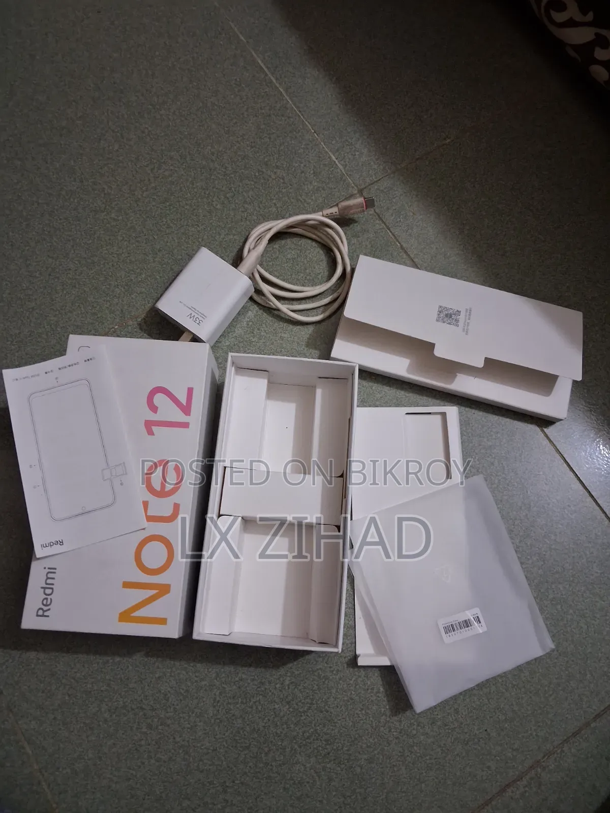 New Xiaomi Redmi Note 12 128 GB Black