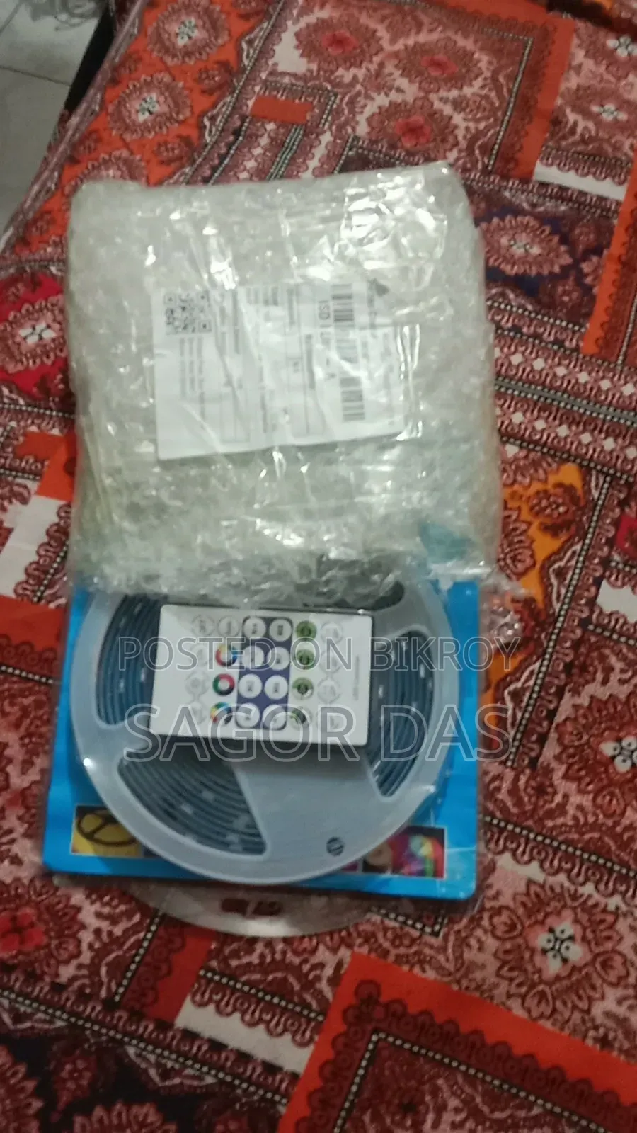৫ভোল্ট অ্যাড্রেসেবল আরজিবি এলইডি স্ট্রিপ লাইট (১৬ ফুট / ৫ মিটার) - একদম নতুন