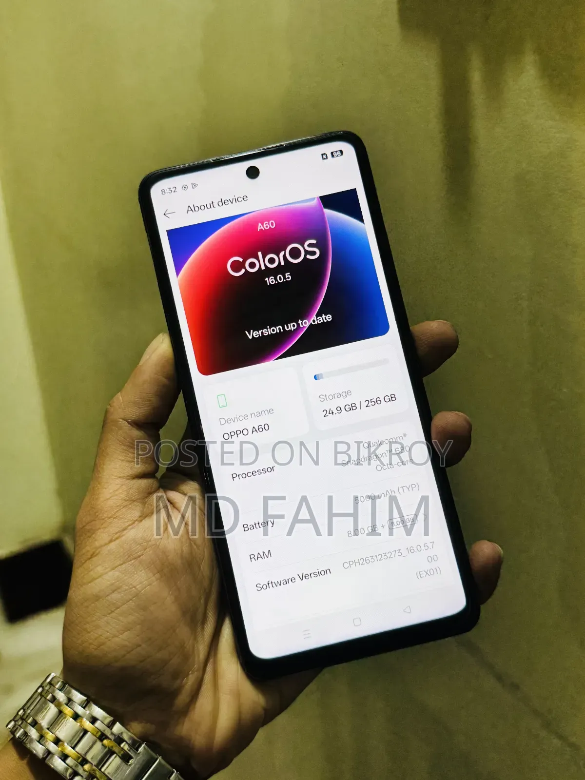 Oppo A60 256 GB Bronze