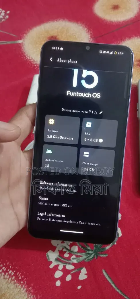 Vivo Y17s 128 GB Purple
