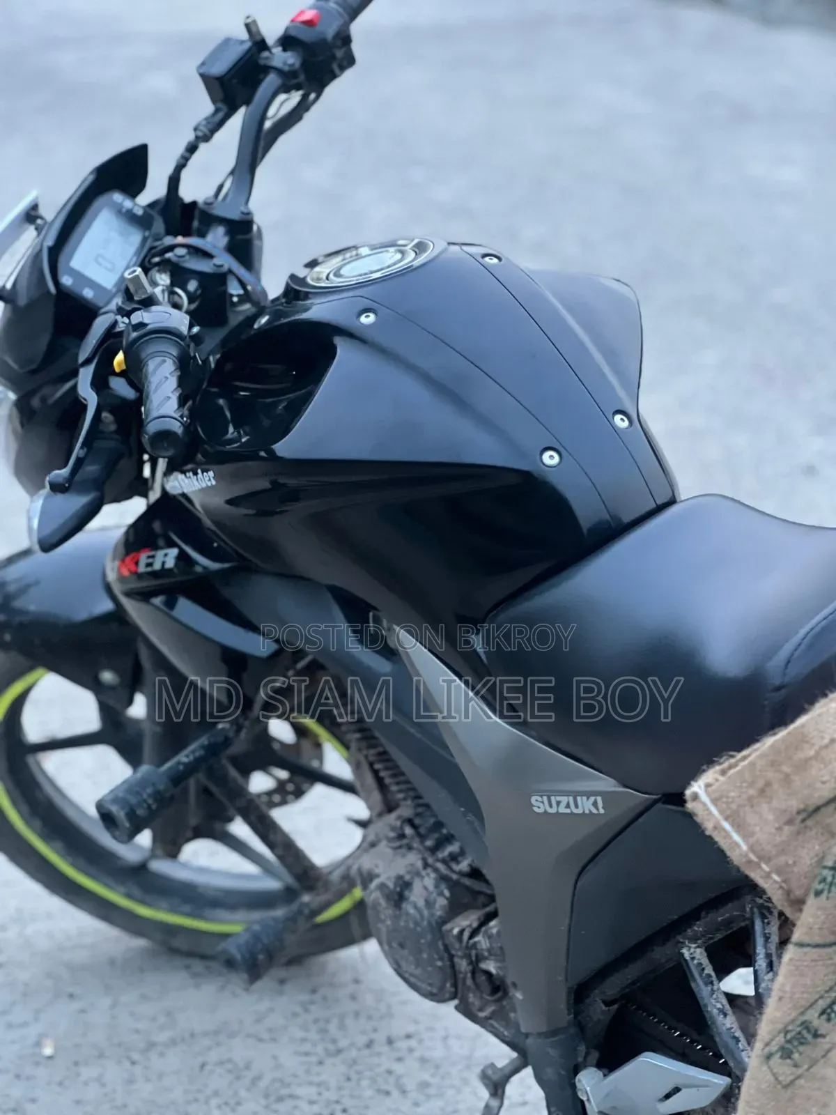 Suzuki Gixxer Monotone 2023 Black