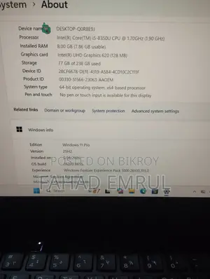 Laptop Dell Latitude 5400 8GB Intel Core I5 HDD+SSD 256GB