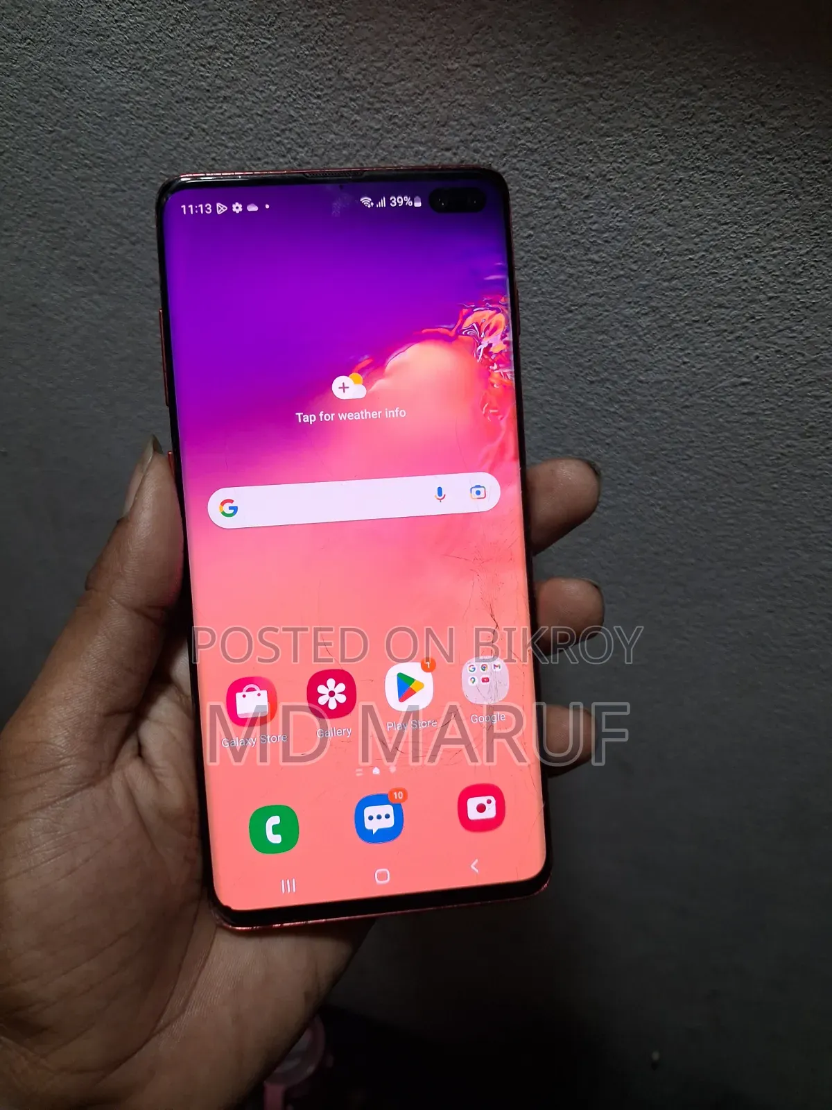 Samsung Galaxy S10 Plus 128 GB Red