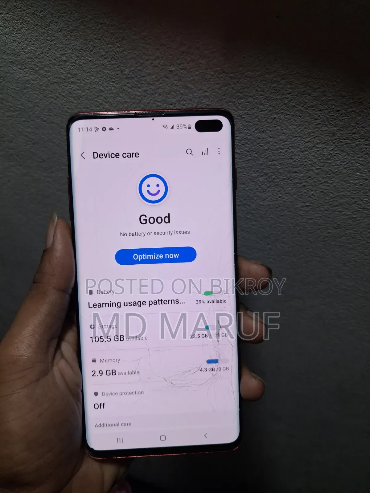Samsung Galaxy S10 Plus 128 GB Red