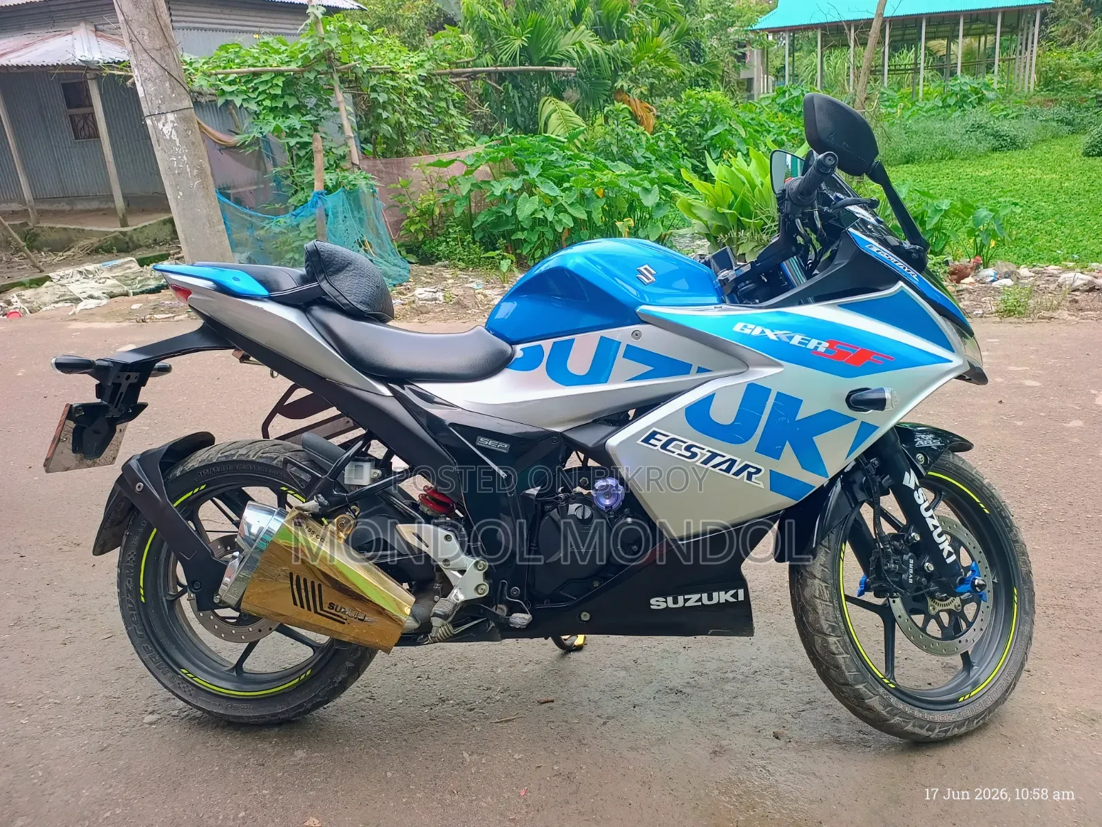Suzuki Gixxer SF FI 2023 Blue