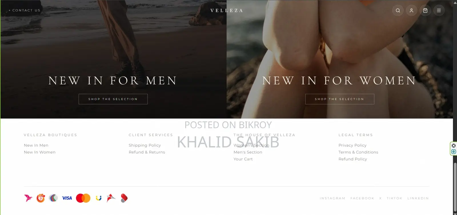 E-Commerce Fashion Retail Website