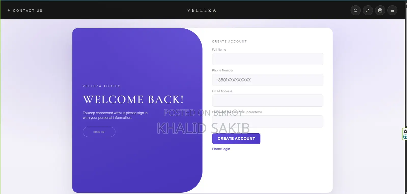 E-Commerce Fashion Retail Website