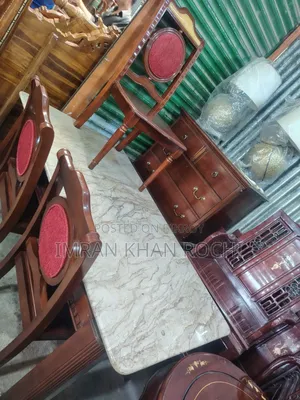 Marble Top Dining Table