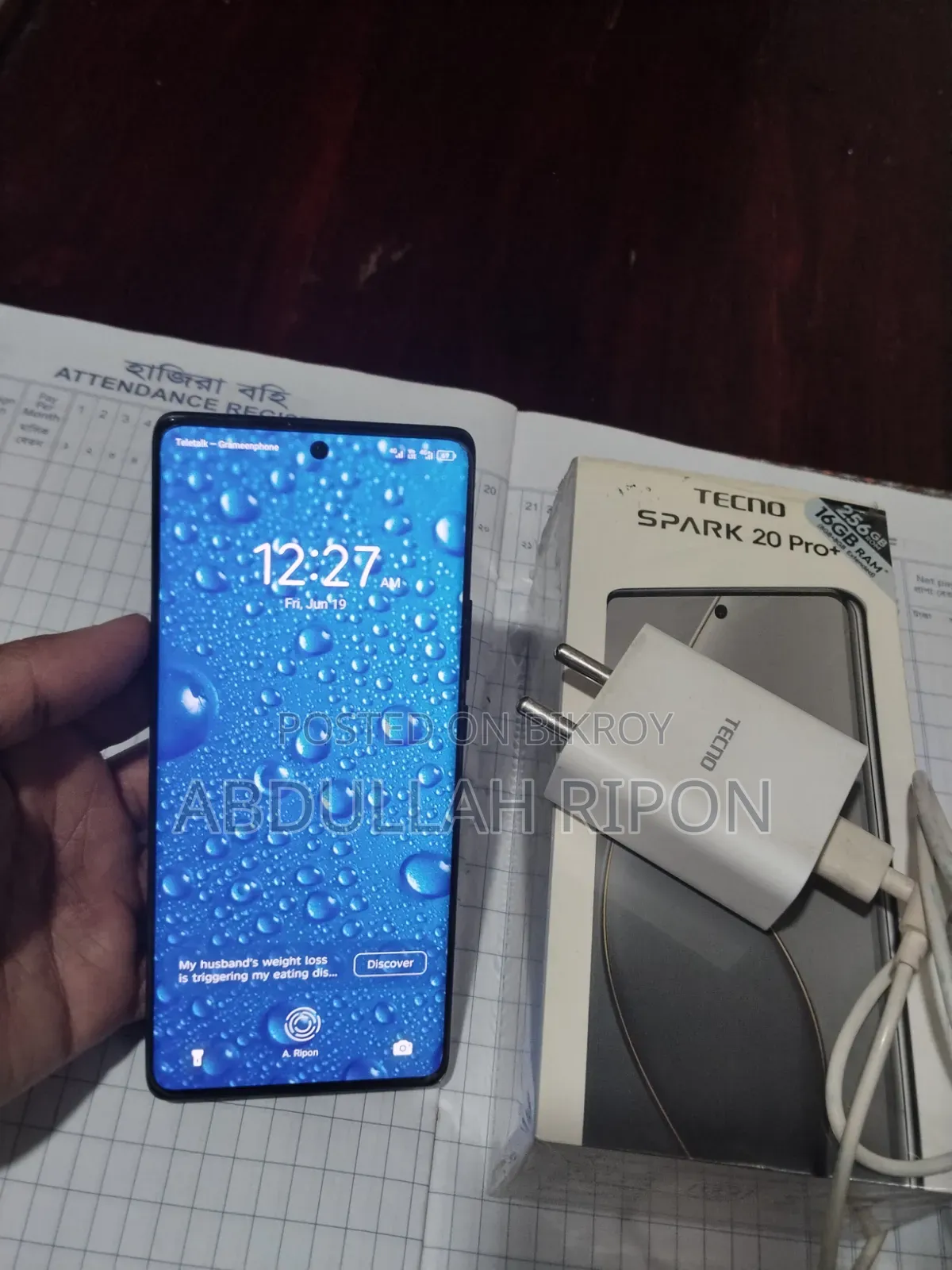 New Tecno Spark 20 Pro Plus 256 GB Silver