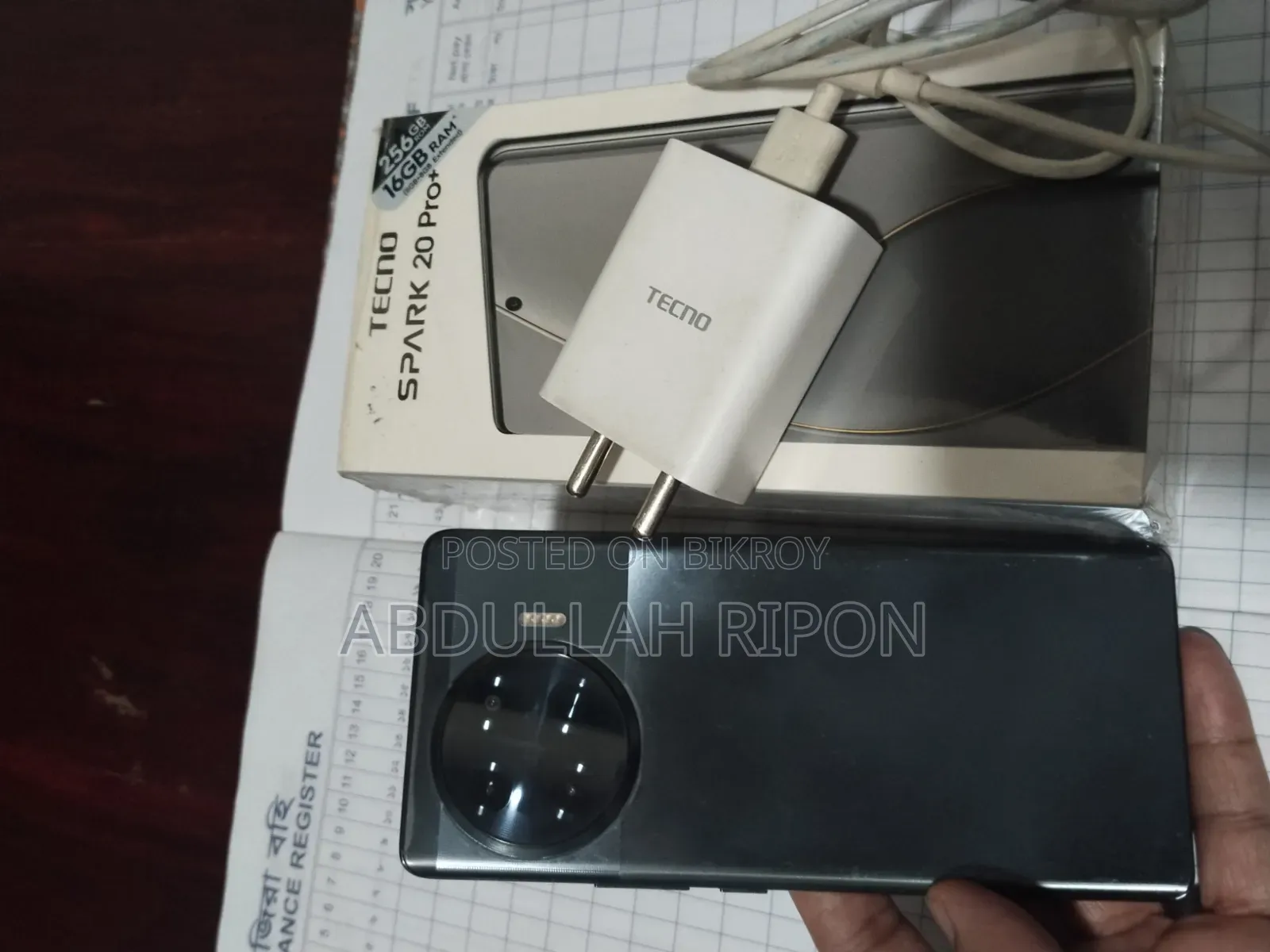 New Tecno Spark 20 Pro Plus 256 GB Silver