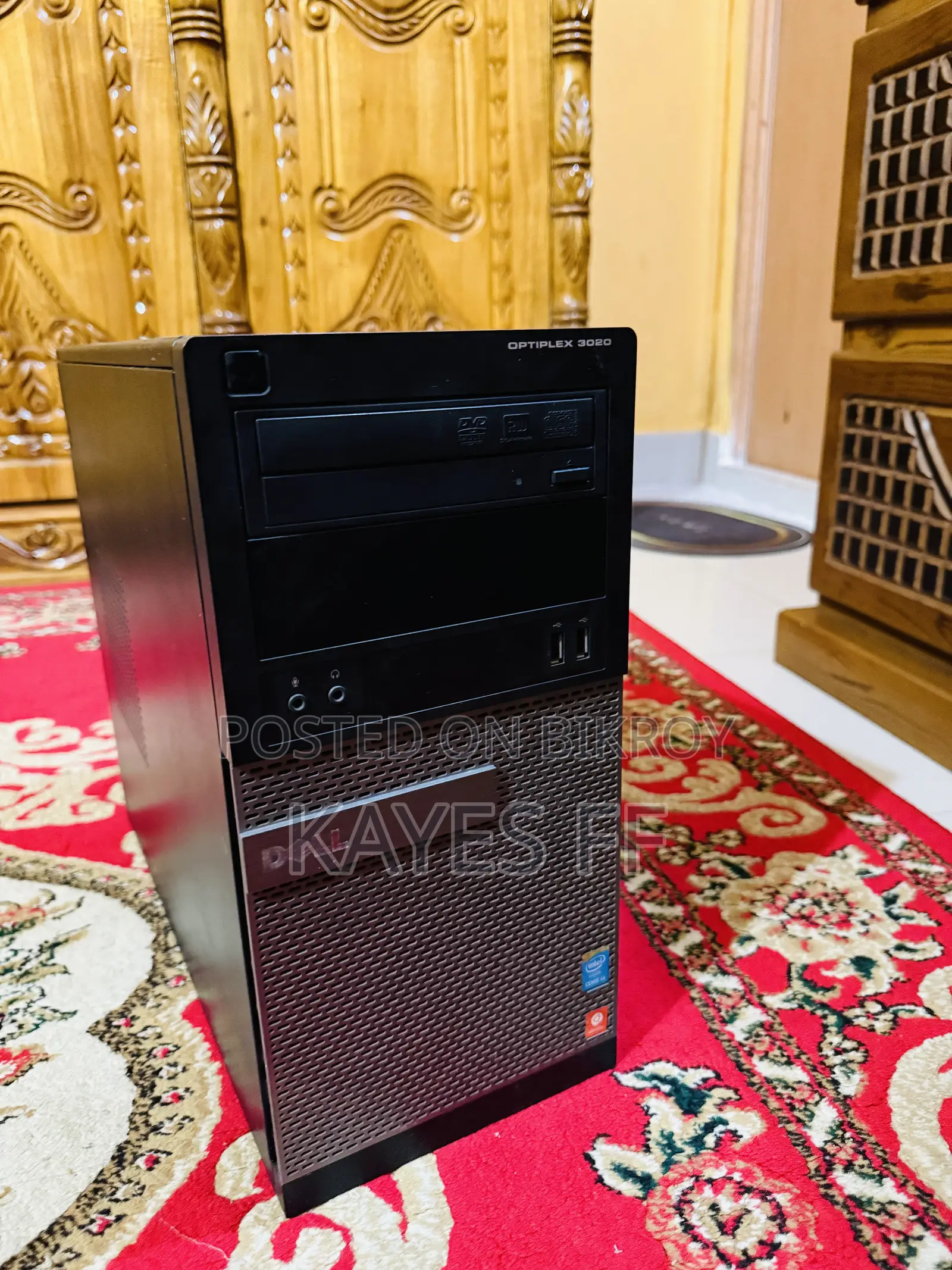 Desktop Computer Dell OptiPlex 3020 4GB Intel Core i3 HDD 500GB