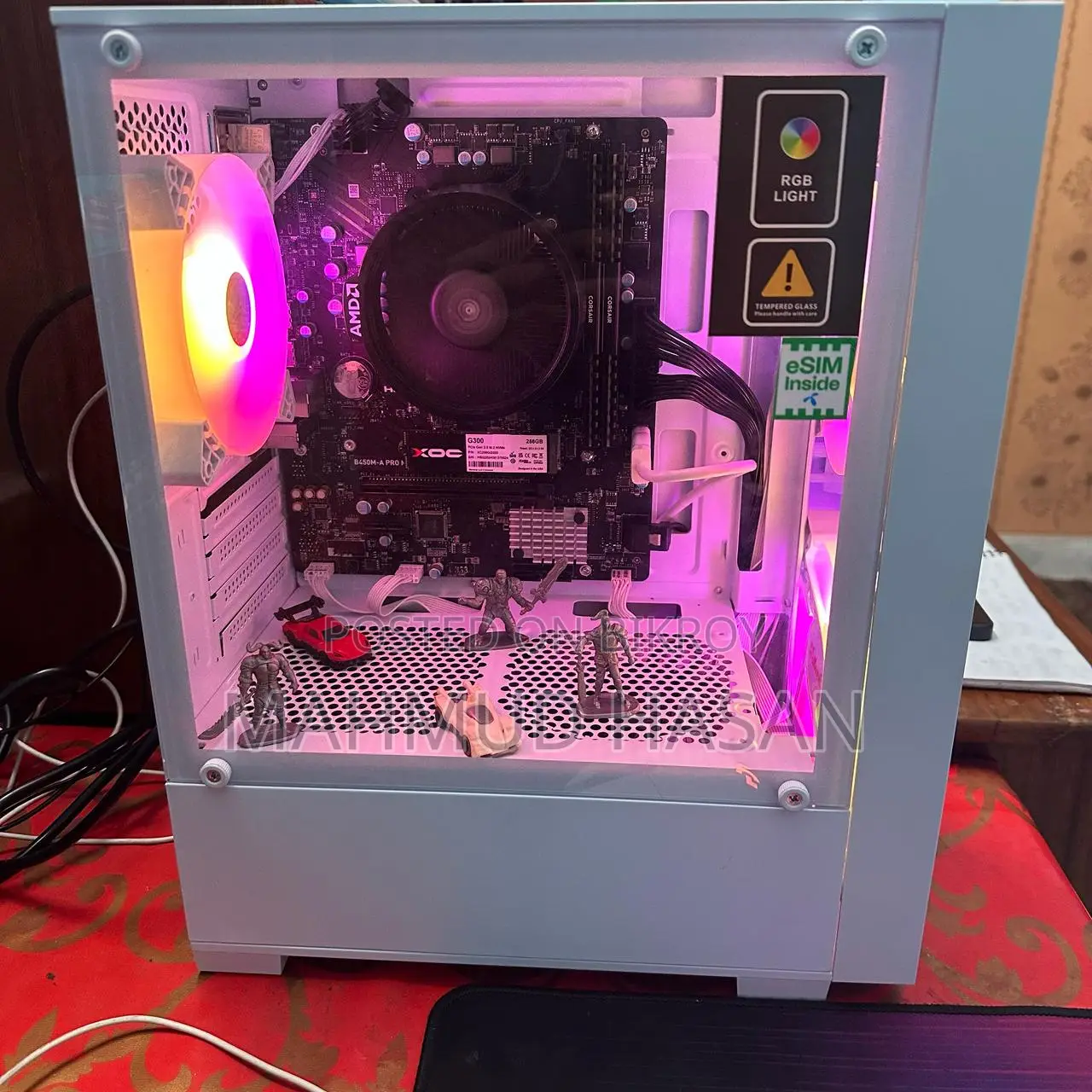 Desktop Computer MSI Gaming 24 6QE 4K 16GB AMD Ryzen 5 SSD 256GB