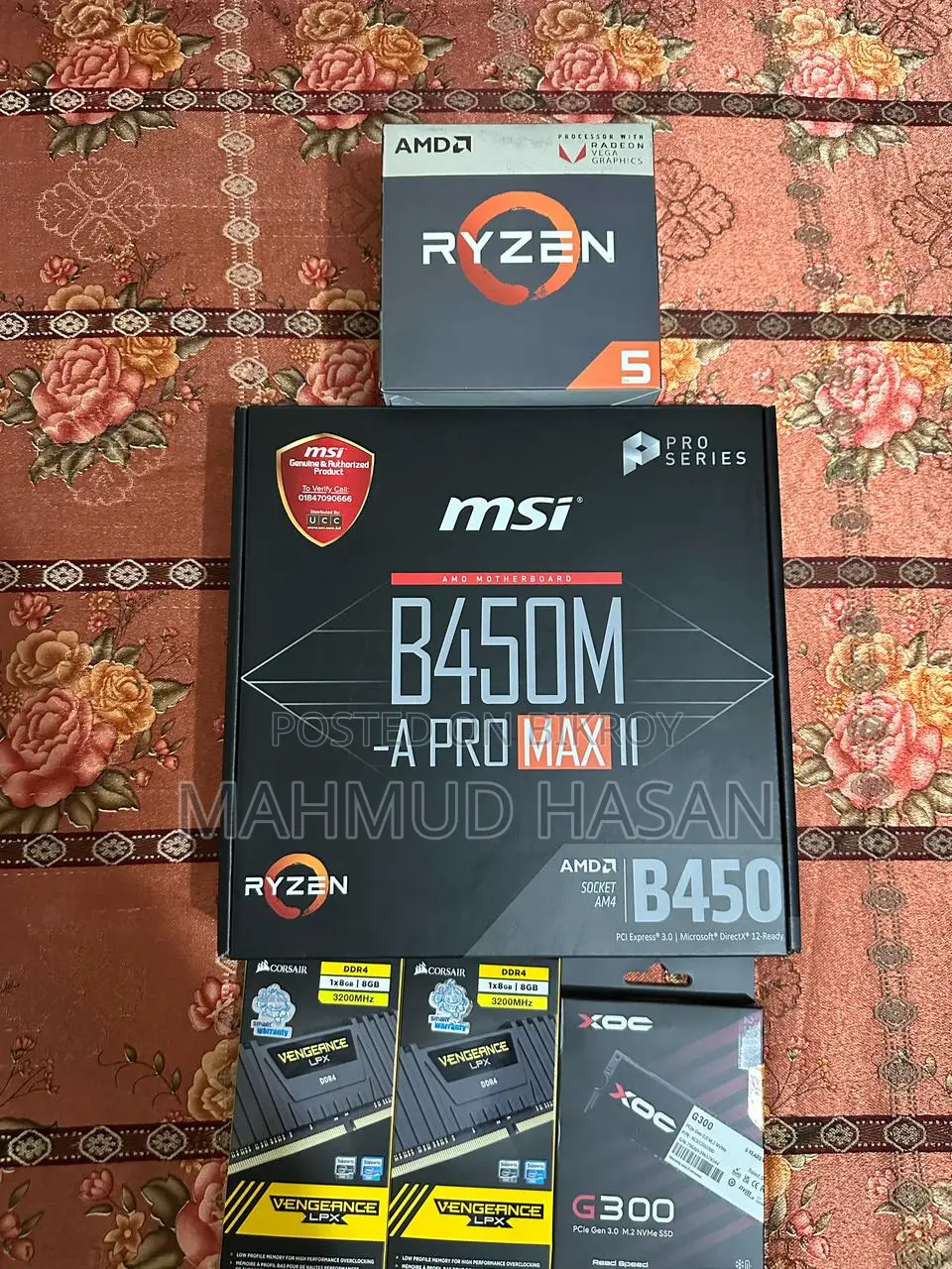 Desktop Computer MSI Gaming 24 6QE 4K 16GB AMD Ryzen 5 SSD 256GB