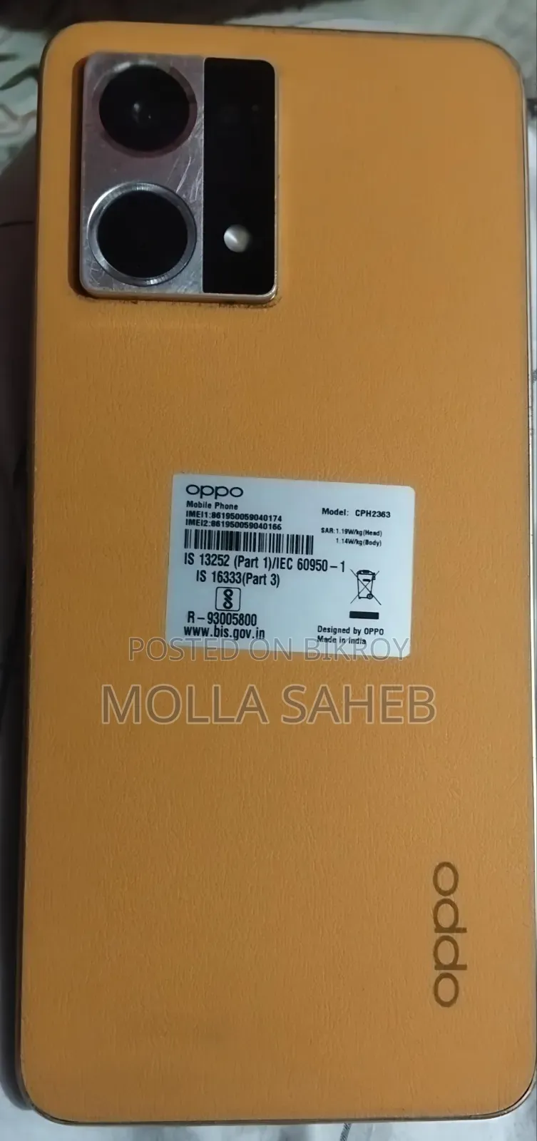 Oppo F21 Pro 128 GB Orange