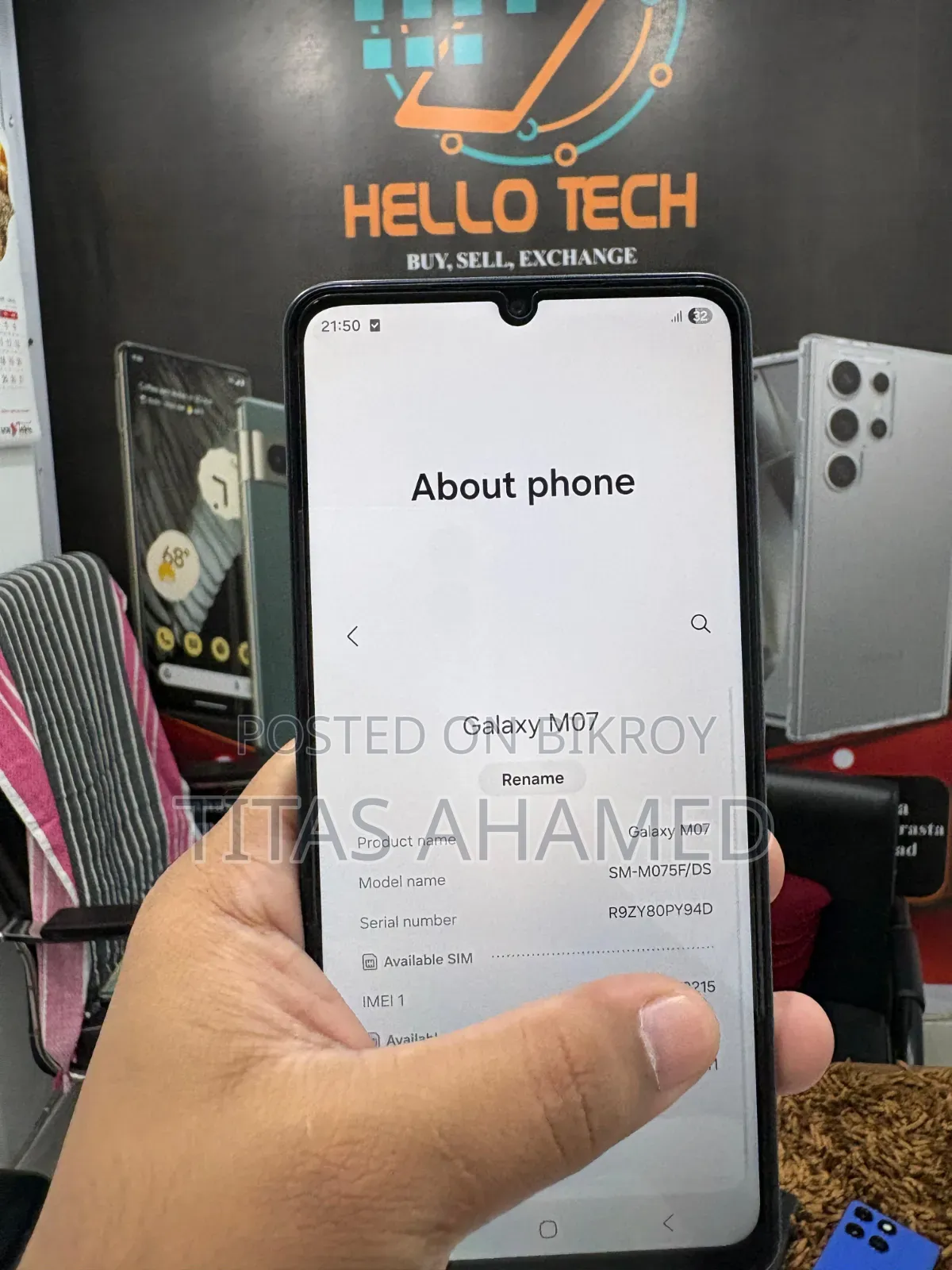 Samsung Galaxy M07 64 GB Gray