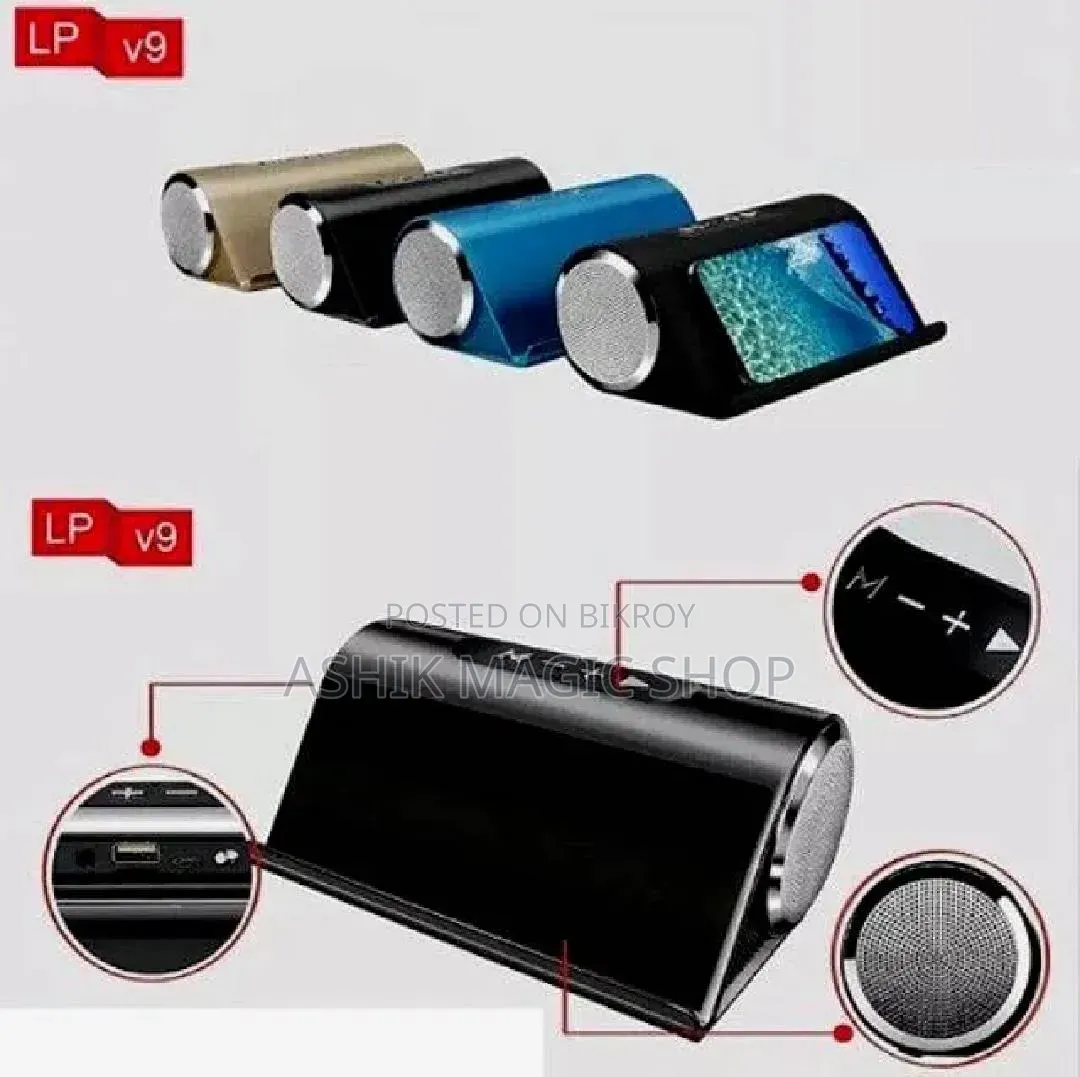 Lp V9a Premium Wireless Bluetooth Speaker - Super Heave Bass